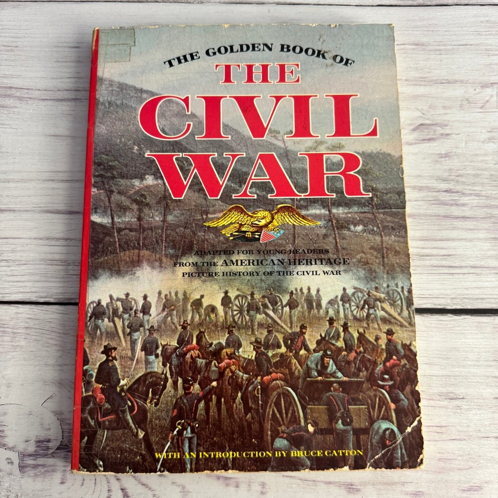 Golden Press The Civil War Book Young Readers 1976 VTG History Softcover School
